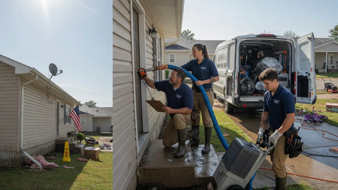 Ceiling Water Damage Restoration in Kerkhoven, MN near me